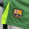 2025/2026 Kids Size Barcelona Green Goalkeeper Football Kit detail view