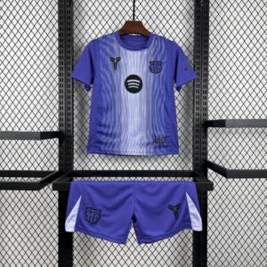 2025/2026 Kids Size Barcelona Purple Goalkeeper Football Kit