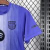 2025/2026 Kids Size Barcelona Purple Goalkeeper Football Kit detail view