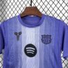 2025/2026 Kids Size Barcelona Purple Goalkeeper Football Kit detail view