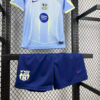 2025/2026 Kids Size Barcelona Special Edition Blue Football Shirt detail view