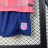 2025/2026 Kids Size Barcelona Special Edition Pink Football Shirt detail view