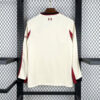 2025/2026 Liverpool Away Long Sleeves Jersey back view