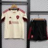 2025/2026 Liverpool Away Soccer Jersey Kids Size front view