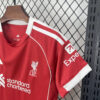 2025/2026 Liverpool Home Soccer Jersey Kids Size detail view
