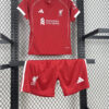 2025/2026 Liverpool Home Soccer Jersey Kids Size detail view
