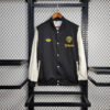 2025/2026 Manchester United Black And White Jacket Windbreaker front view