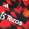 2025/2026 Manchester United Half-Pull Red Tracksuit detail view