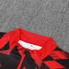 2025/2026 Manchester United Half-Pull Red Tracksuit detail view