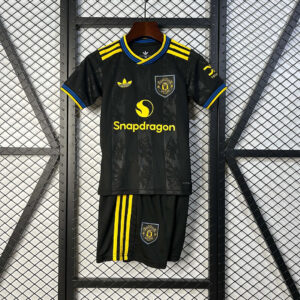 2025/2026 Manchester United Third Away Football Shirt Kids Size