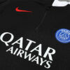 2025/2026 PSG Paris Saint-Germain Black Half-Pull Tracksuit detail view