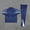 2025/2026 PSG Paris Saint-Germain Blue Half-Pull Tracksuit back view
