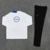 2025/2026 PSG Paris Saint-Germain White Half-Pull Tracksuit back view