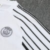 2025/2026 PSG Paris Saint-Germain White Half-Pull Tracksuit detail view