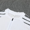 2025/2026 PSG Paris Saint-Germain White Half-Pull Tracksuit detail view