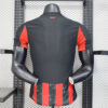 2025/2026 Player Version AC Milan Home back view