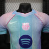 2025/2026 Player Version Barcelona Concept Pink Blue Gradient Football Shirt detail view
