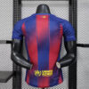2025/2026 Player Version Barcelona Home Football Shirt back view