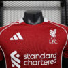 2025/2026 Player Version Liverpool Home Football Shirt detail view