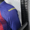 2025/2026 Player Version Long Sleeve Barcelona Home Football Shirt detail view