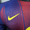 2025/2026 Player Version Long Sleeve Barcelona Home Football Shirt detail view