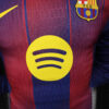 2025/2026 Player Version Long Sleeve Barcelona Home Football Shirt detail view