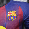 2025/2026 Player Version Long Sleeve Barcelona Home Football Shirt detail view