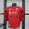 2025/2026 Player Version Long Sleeve Liverpool Home Football Shirt front view