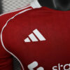 2025/2026 Player Version Long Sleeve Liverpool Home Football Shirt detail view