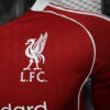 2025/2026 Player Version Long Sleeve Liverpool Home Football Shirt detail view