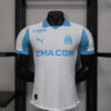 2025/2026 Player Version Olympique Marseille Home Football Shirt front view
