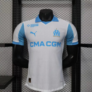 2025/2026 Player Version Olympique Marseille Home Football Shirt