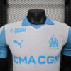 2025/2026 Player Version Olympique Marseille Home Football Shirt detail view