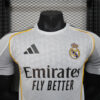 2025/2026 Player Version Real Madrid Home Football Shirt detail view