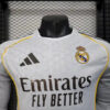 2025/2026 Player Version Real Madrid Home Long Sleeves Football Shirt detail view