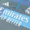 2025/2026 Real Madrid Blue Half-Pull Tracksuit detail view