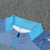 2025/2026 Real Madrid Blue Half-Pull Tracksuit detail view