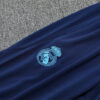 2025/2026 Real Madrid Blue Half-Pull Tracksuit detail view