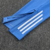 2025/2026 Real Madrid Half-Pull White and Blue Tracksuit detail view