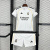 2025/2026 Real Madrid Home Football Shirt Kids Size front view