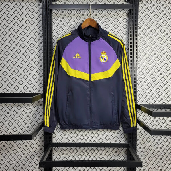 2025/2026 Real Madrid Jacket Yellow Windbreaker