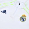 2025/2026 Real Madrid White and Blue Half-Pull Tracksuit detail view