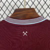 2025/2026 West Ham United Home Football Shirt detail view