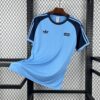 2025/26 Oasis Adidas Blue Shirt Football front view