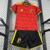 2026 Belgium Home World Cup Football Shirt Kids Size detail view