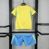 2026 Brazil Home World Cup Football Shirt Kids Size back view