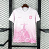 2026 Brazil Special Edition Pink Rio Football Shirt back view