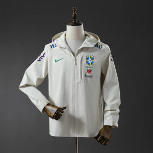 2026 Brazil Windbreaker Beige Jacket