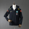 2026 Brazil Windbreaker Black Jacket front view