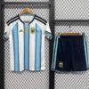 2026 Kids Argentina World Cup Home Jersey front view